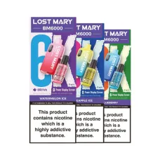 KIT DE VAPE JETABLE LOST MARY BM6000